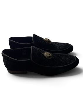 Kurt Geiger Men's Hugh Eagle Head Slip On Loafers BLACK  NWOB Size 8.5  / 41.5
